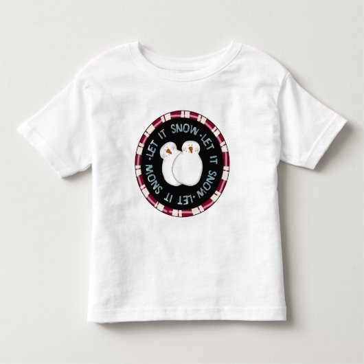Lassen Sie es Schnee Holiday Tshirts und Geschenke (Vorderseite)