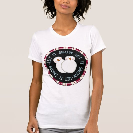 Lassen Sie es Schnee Holiday Tshirts und Geschenke (Vorderseite)