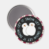Lassen Sie es Schnee Holiday Tshirts und Geschenke Magnet (Vorderseite/Rückseite)