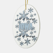 Lassen Sie es Schnee Iowa Weihnachtsschmuck (Links)