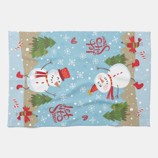 Lassen Sie es Schnee Küchentuch (Horizontal)