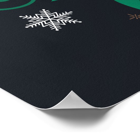 Lassen Sie es Schnee Poster 24x36 (Ecke)