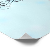 Lassen Sie es Schnee Poster Niedlicher Eisbär Wint (Ecke)