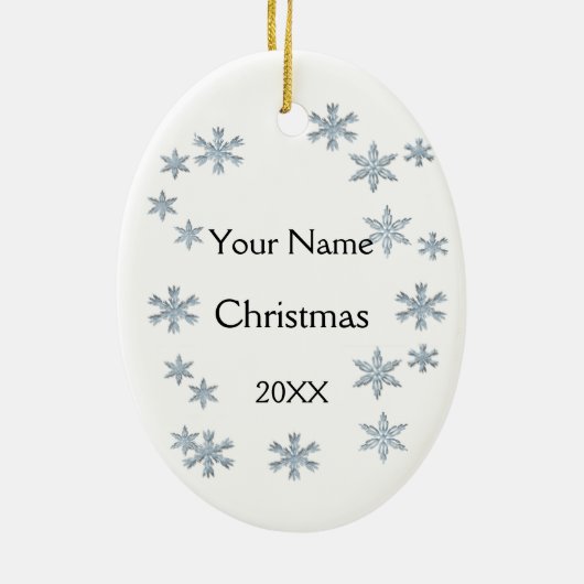 Lassen Sie es Schnee Rhode Insel Weihnachtsschmuck (Hinten)