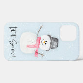 Lassen Sie es Schnee Schneemann iPhone Gehäuse 12 Case-Mate iPhone Hülle (Rückseite (Horizontal))