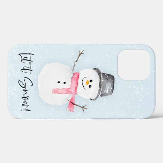Lassen Sie es Schnee Schneemann iPhone Gehäuse 12 Case-Mate iPhone Hülle (Rückseite (Horizontal))