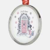 Lassen Sie es schneebedecken Ornament Aus Metall (Links)