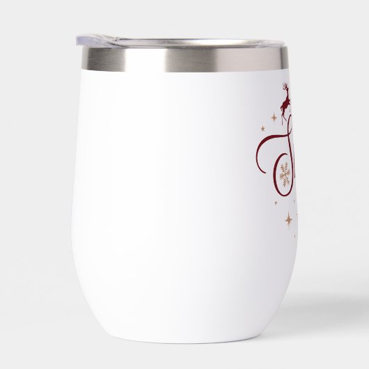 Lassen Sie es schneebedeckten Schneemann Weihnacht (Rechts)