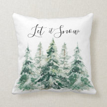 Lassen Sie es schneefarbene Weihnachtskiefernbäume