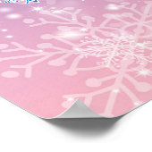 Lassen Sie es Schneeflocken Poster (Ecke)