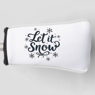Lassen Sie es Schneeflocken Wintersaison Weihnacht Golf Headcover