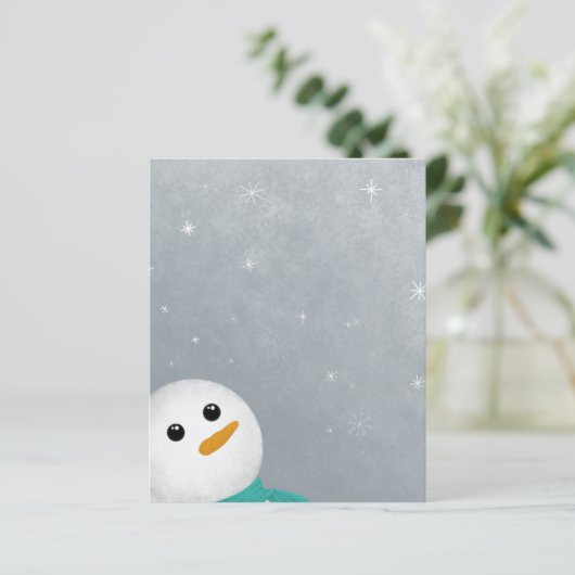 Lassen Sie es Schneemann Papier (Stehend Vorderseite)