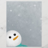 Lassen Sie es Schneemann Papier (Vorderseite)
