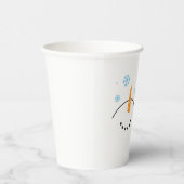 Lassen Sie es Schneemann Papier Cups Pappbecher (Rechts)