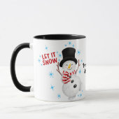 Lassen Sie es Schneemann-Tasse ersticken Tasse (Links)