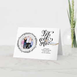 LASSEN SIE ES SCHNEEN FOTO Xmas Card Moderner Robi Feiertagskarte