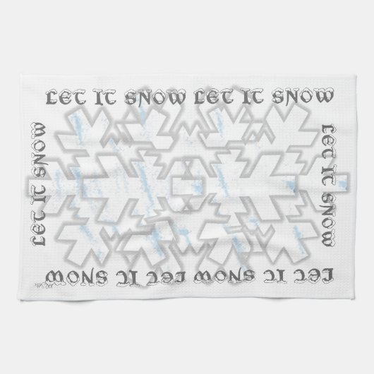 LASSEN SIE ES SCHNEEN HANDTUCH (Horizontal)