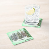 LASSEN SIE ES SCHNEEN RECHTECKIGER PAPPUNTERSETZER (Vor Ort)