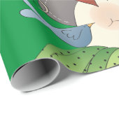 Lassen Sie es Schneepapier schwitzen Geschenkpapier (Rolleneckpunkt)