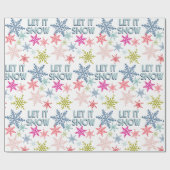 Lassen Sie es Schneepapier schwitzen Geschenkpapier (Flach)