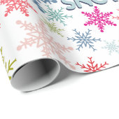 Lassen Sie es Schneepapier schwitzen Geschenkpapier (Rolleneckpunkt)