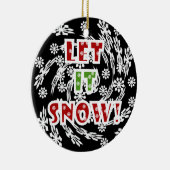 Lassen Sie es schneesicheren Ornament bleiben (Rechts)