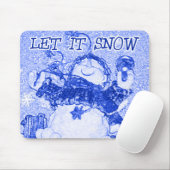 Lassen Sie es schneezucken Mousepad (Mit Mouse)