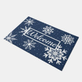 Lassen Sie es schneit Fußmatte (Schrägansicht)