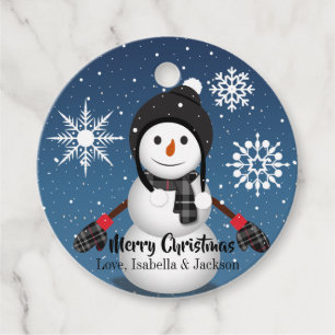 Lassen Sie es schneit Geschenkanhänger