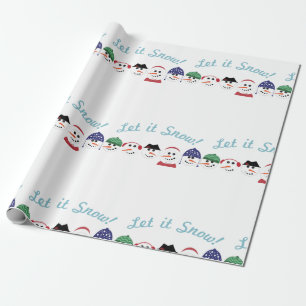 Lassen Sie es schneit Geschenkpapier
