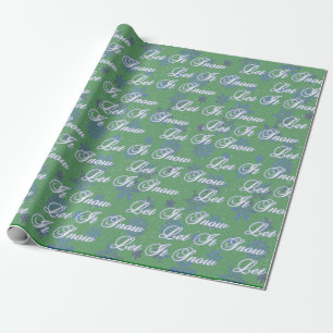 Lassen Sie es schneit Geschenkpapier