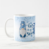 Lassen Sie es schneit Gnome Holiday Kaffee Tee Tas Kaffeetasse (Links)