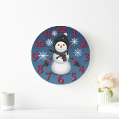Lassen Sie es schneit Große Wanduhr (Zuhause)
