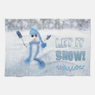 Lassen Sie es schneit Handtuch