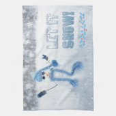 Lassen Sie es schneit Handtuch (Vertikal)