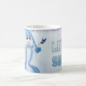 Lassen Sie es schneit Kaffeetasse (Mittel)