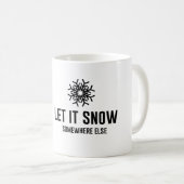 Lassen Sie es schneit Kaffeetasse (VorderseiteRechts)