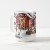 Lassen Sie es schneit Kaffeetasse (Vorderseite Links)