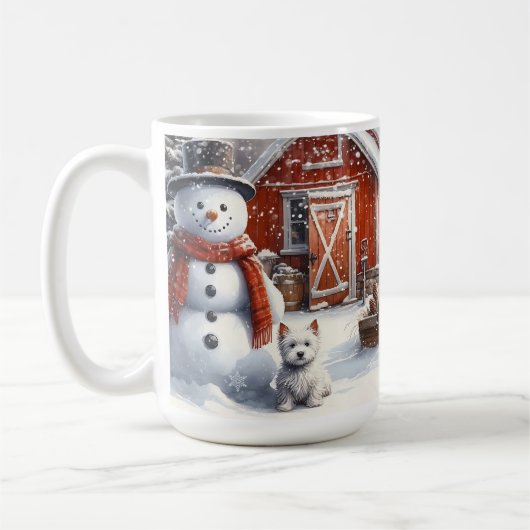 Lassen Sie es schneit Kaffeetasse (Links)