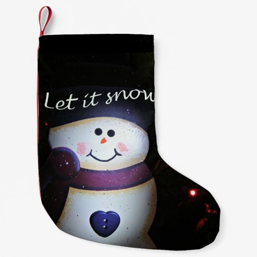 Lassen Sie es schneit Kleiner Weihnachtsstrumpf (Vorderseite)