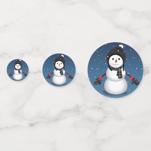 Lassen Sie es schneit Konfetti (Vorderseiten)