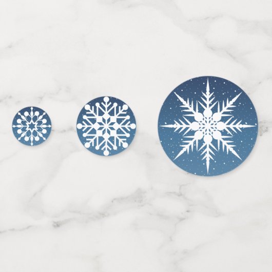 Lassen Sie es schneit Konfetti (Rückseiten)