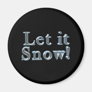 Lassen Sie es schneit Magnet