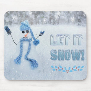 Lassen Sie es schneit Mousepad