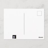 Lassen Sie es schneit Postkarte (Rückseite)