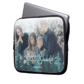 Lassen Sie es schneit | Schneeflocken Pine Tree We Laptopschutzhülle (Vorderseite Links)