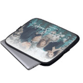 Lassen Sie es schneit | Schneeflocken Pine Tree We Laptopschutzhülle (Vorne Knopf)