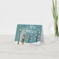 Lassen Sie es schneit | Schneelandschaft mit Winte