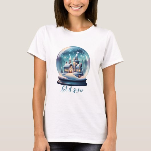 Lassen Sie es schneit T-Shirt (Vorderseite)