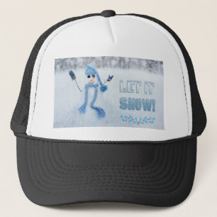 Lassen Sie es schneit Truckerkappe